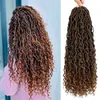 Peluca Fibra Química Concubina Cabello Crochet Boho Diosa Locs de Río 18/22 Pulgadas Dreadlocks Africanos