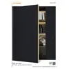 Puerta de granero Jianai, puerta sin pintar, puerta fantasma, puerta corredera, puerta de riel colgante, puerta corredera de madera WPC, exportación de fábrica al por mayor