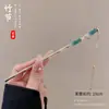 Grampo de Cabelo para Mulheres, Novo Estilo Chinês Estilo Antigo Dinastia Han Grampo de Cabelo com Borla, Grampo de Cabelo de Alta Qualidade na Nuca, Adorno de Cabeça para Saia Facial de Cavalo