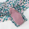 Ropa interior sexy transfronteriza para mujer, tanga de encaje estampado transparente, pantalones T sexy de tiro bajo, calzones transpirables y amigables con la piel