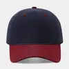 Boné de Baseball Color Block Estilo Coreano 100% Algodão para Mulheres, Aba Macia, Emagrecimento Facial, Boné Bico de Pato Versátil Estilo Retrô Japonês para Casais