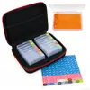 Ferramentas DIY para Pintura com Diamantes Novos Caixa de Armazenamento com Broca Redonda com 32 Compartimentos e Conjunto de Bolsa de Armazenamento com 64 Compartimentos