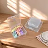 Caja de Almacenamiento Transparente de Plástico PP para Piezas de Ferretería, Anzuelos de Pesca, Productos Pequeños, con Tapa, Caja de Empaque para Accesorios