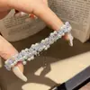 Pulsera de perlas con lazo de doble capa estilo vintage francés, diseño único y versátil, joyería de lujo ligero y de alta gama