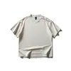 Yidao Vintage 2026 Verano Nuevo Retro Rayas Texturizado Tejido Manga Corta Hombre Moderno Versátil Holgado Superior