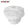 Venta directa de fábrica de Dongguan gorro de trabajo femenino libre de polvo azul gorra limpia con visera taller libre de polvo fábrica de alimentos y electrónica gorro de trabajo