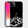 Capa de telefone de tabuleiro de xadrez de desenho animado para iPhone15 aplicável