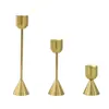 Suporte de Velas Decorativo de Metal e Alumínio de Luxo Nórdico para Uso Doméstico, Suporte de Velas Decorativo Retro Criativo para Casamento