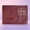 Bolsa de café de goteo con revestimiento de aluminio, apertura plana, en stock, al por mayor, engrosada, bloqueadora de luz, conservadora de frescura, bolsa de embalaje exterior para polvo de café