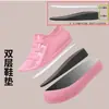 Botas de Lluvia Antideslizantes de Caña Baja para Mujer, Zapatos de Agua de Moda con Suela Gruesa, Botas de Lluvia con Aumento Interno para Mujer, Zapatos de Goma Impermeables para Cocina