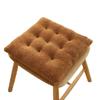 Cojín de silla engrosado, cojín de felpa suave para la piel, cojín para asiento de silla de comedor doméstico, cojín para silla de oficina, cojín para silla de estudiante, cojín para glúteos, cojín para silla