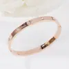 Versión coreana de pulsera de acero de titanio color oro rosa para mujer no se decolora estilo ins gélido diseño de nicho Moda Pulsera de red social