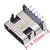 Plugue de 6 pinos Tipo C Patch de Placa de Quatro Pernas 6.8 Usb Placa de Patch Horizontal de 90 Graus 6.5 Assento Fêmea de 6 Pinos 7.4mm