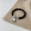 Ábano 8mm cuentas redondas original diy literatura antigua pulsera de círculo único tiembla productos de bienestar outlet de fábrica
