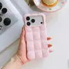 Adecuado para funda de teléfono Apple 18 Pro Max, diseño de nube tridimensional de color sólido, iPhone 17 bloque de nube funda suave de alta gama 16