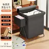 Cesta de almacenamiento para tapete de yoga, para uso doméstico, para guardar equipo de fitness, raquetas de tenis y raquetas de bádminton; caja de almacenamiento plegable de gran capacidad
