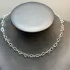 Joyería Europea y Americana Hip-Hop Chapado en Oro Real Alta Retención de Color Acero Inoxidable Cadena de Corazón Calado Conjunto de Pulsera y Collar para Mujer