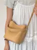Bolsa de Mão Tipo Balde Trançada Shuai Mi Jia para Mulheres, Novo Modelo Verão 2026, Alto Valor Estético, Bolsa Simples Casual para Ombro para o Dia a Dia