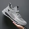 Sapatos masculinos de malha tecida para o verão 2025 nova moda malha esportiva sapatos masculinos ocos casuais sapatos respiráveis baixos masculinos