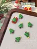 Acessórios Populares para Unhas de Natal Sino Alce Boneco de Neve Muletas Tridimensional Fofo Desenho Animado Versátil Decoração de Unhas Atacado