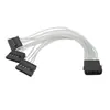Envío Gratis Cable de Alimentación Sata Núcleo D Ide Grande de 4 Pines a Puerto Serie de 15 Pines Adaptador de Cable de Alimentación Mecánica de Estado Sólido