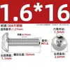 Tornillos de Acero Inoxidable 304 con Cabeza Semiredonda y Hexágono Interior Iso7380 Tornillos de Cabeza Champiñón y Cabeza Plana Pernos de Copa Redonda