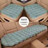 Cojín para Asiento de Coche Felpa Caliente Almohadilla para Asiento Juego de Tres Piezas Terciopelo de Burbujas Funda Caliente para Asiento Sin Respaldo Cojín para Asiento Antideslizante