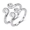 Anillo de Pareja Maldición del Aro Par de Anillos de Plata Esterlina Lujo Ligero Amor a Distancia Conmemorativo Regalo de Cumpleaños para Novia