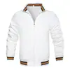 Otoño/Invierno 2023 Comercio Exterior Transfronterizo Chaqueta Cardigan Nueva de Color Sólido para Hombre Chaqueta de Entrenador Casual para Hombre Fabricante En Stock