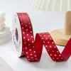 Cinta de Poliéster Estampada en Caliente Cinta para Flores de Pastel de Boda DIY Cinta para Regalo Accesorios de Lazo Cinta Decorativa DIY