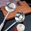 Novo Conjunto de Utensílios de Cozinha de Aço Inoxidável Espátula de Cozinhar Colher de Mingau Panela Quente Escorredor Grande Utensílios de Cozinha Colher de Escorrer Espátula Personalização