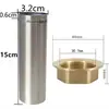 Accesorios de plomería nido amarillo accesorios para grifo de agua fría y caliente base cobre tuerca alta pie fijo tuerca de tornillo