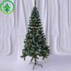 Cun Jie Natal 1,5 metros pé de ferro árvore de Natal cabeça branca decoração de frutas vermelhas árvore de Natal layout de campo de Natal atacado