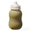 500 copo de suco de plástico para celebridade da internet copo de milk tea copo fofo copo de bebê mamadeira com bico transparente PET de grau alimentício