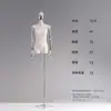 Loja de roupas modelo de ponta adereços femininos camurça meio corpo galvanoplastia mão manequim suporte de exibição modelo feminino plano corpo inteiro