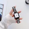 Para Apple AppleWatch7-1 Generación Tres Cepas Correa de Resina con Diamantes iWatch se Correa de Metal Disponible