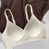5501 Ropa Interior Sin Marca para Inclinar Verano e Invierno Pecho Pequeño de Mujer Push-up Recogido Ajuste Auxiliar del Seno Anticaída Sujetador Copa Semi-fija