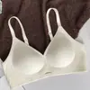 Sujetador push-up sexy de alta gama sin costuras transfronterizo para mujer, cómodo para el verano, soporte lateral del pecho, realce y soporte, ropa interior de soporte suave y transpirable