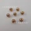 Acessórios para joias DIY 6mm8mm10mm anel de diamante chapéu de flor bola strass contas série de contas
