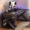 Escritorio de Computadora, Escritorio para Juegos de Escritorio en Casa y Silla, Escritorio Sencillo para Dormitorio, Banco de Trabajo, Escritorio de Estudio, Escritorio de Estudio para Estudiantes, Escritorio de Oficina