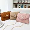 Bolso cuadrado pequeño bordado bandolera cruzada para mujer estilo coreano casual para exteriores bolso mensajero para mujer bolso de dama