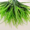 Planta falsa plântula planta verde 7 Garfo Primavera grama flor foto adereços flor de plástico enfeites de flores falsas atacado