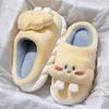 Pantuflas de Algodón Hello Kitty para Mujer Otoño e Invierno 2024 Nuevas Lindas de Interior para el Hogar Calientes de Felpa Algodón Pantuflas para Mujer