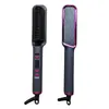 Peine Plancha para el Cabello LCD Iones Negativos Planchado y Rizador de Doble Uso Rizador Perezoso Plancha para el Cabello Transfronterizo Antiestático