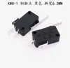 Microinterruptor de límite de recorrido con ancho de pie de contacto de cobre de la serie KW8 de 6,3 mm y gran tamaño, interruptor de punto táctil micro