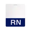 En stock Permiso de trabajo para enfermera RN americana Figura de bienvenida de plástico Tarjeta VIP de dibujos animados Tarjeta anti-exhibición transparente de PVC