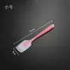 Raspador de silicona todo en uno mango translúcido espátula para batir crema mantequilla herramienta espátula para hornear pasteles