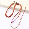 Accesorios semiacabados de moda de otoño, colgante Yu Pei, cuerda trenzada, accesorios de flores en espiral, collar DIY, cuerda