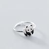 Gota cola anel feminino moda coreana bonito bonito bonitinho pequeno panda anel temperamento personalidade aberto anel de dedo maré atacado