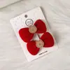 Grampo de Cabelo Laço Estilo Chinês de Ano Novo para Meninas, Acessório de Cabelo Festivo com Borla Infantil, Presilha de Cabelo Estilo Antigo, Adorno de Cabeça para o Ano Novo